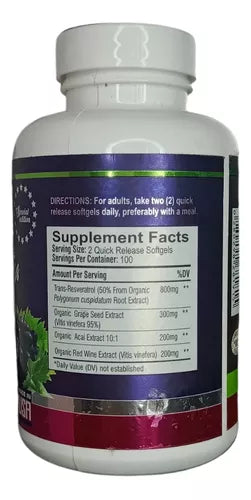 Resveratrol Power 100% ORIGINAL - PROMOCIÓN 2 UNIDADES
